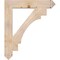 Ekena Millwork Merced Arts & Crafts Smooth Bracket, Douglas Fir, 5 1/2"W x 36"D x 42"H BKT06X36X42MRC03SDF - alternate 3